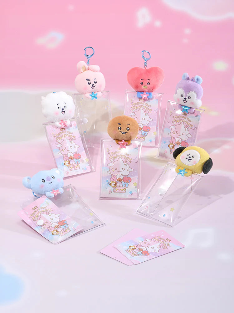 BT21 - Beyond The Journey Clear Plush Pouch Keyring