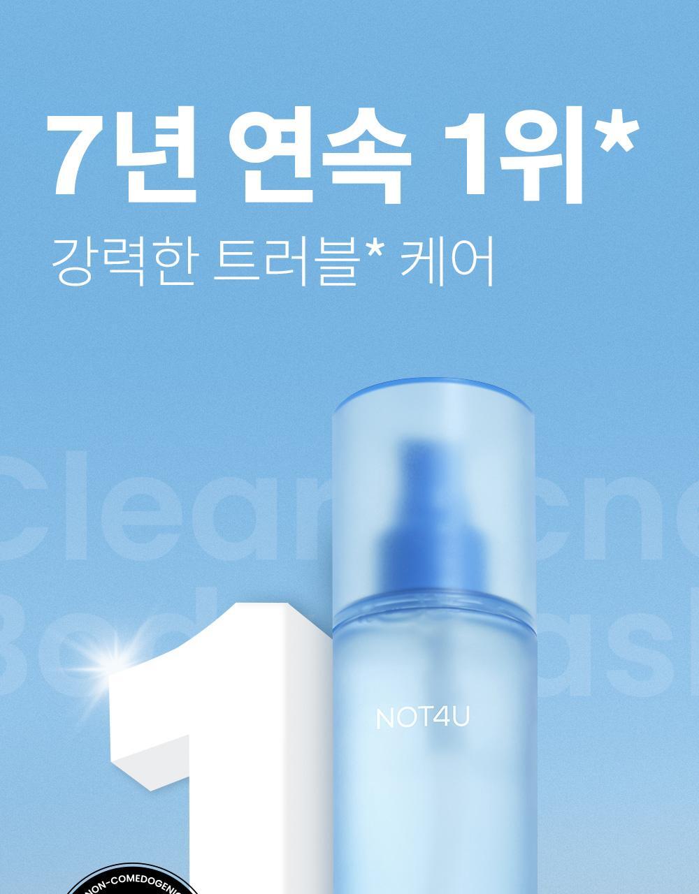 NOT4U - Clear Body Mist 200ml (+ Miniature 30ml + Eevee Waterproof Pouch) (Pokémon Collaboration)