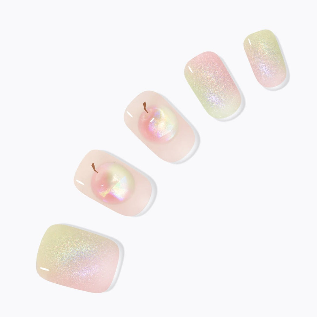 DASHING DIVA - Magic Press 2026 Summer New Color Fruit Collection (JANG WONYOUNG Wear) - Apple Dew (Regular Round)