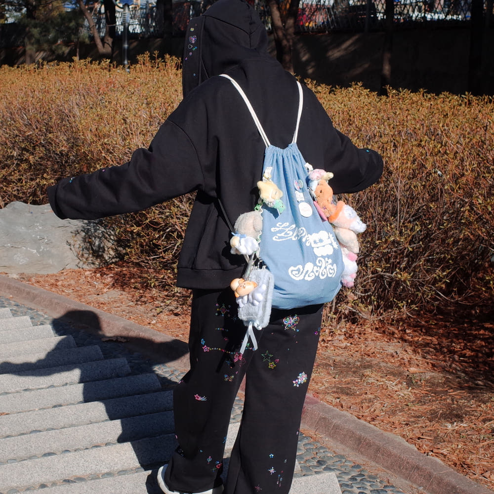 TOMORROW CLOVER - HOPE COURAGE LOVE String Bag