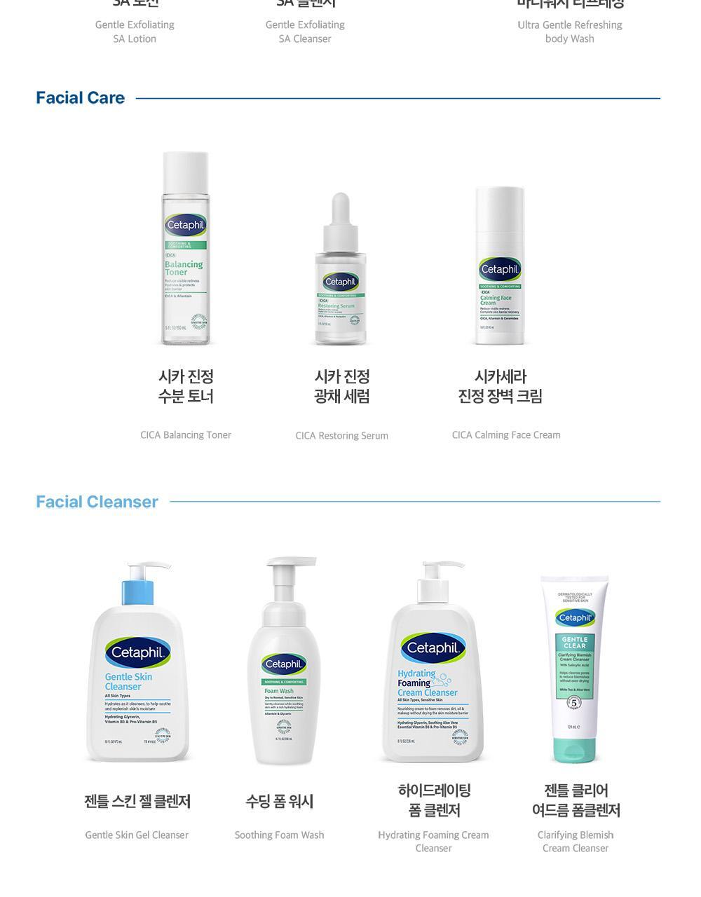 Cetaphil - Soothing & Comforting CICA Calming Face Cream 45ml + CICA Cream 10ml & Keyring (CHUEI LI YU Pick)