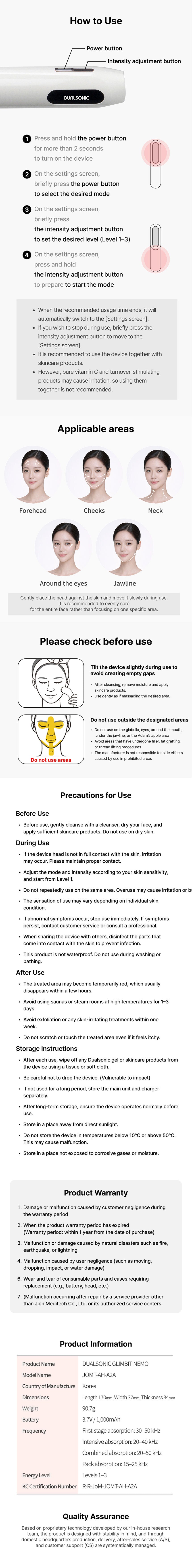 DUALSONIC - Glimbit Nemo Beauty Device