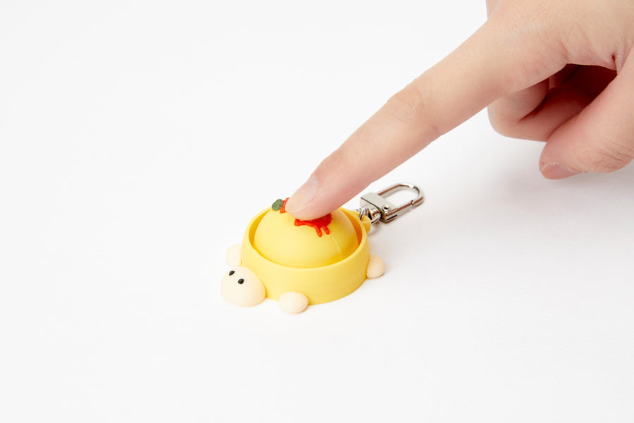 POOM - Turtle Omelet Rice Clicker Keyring