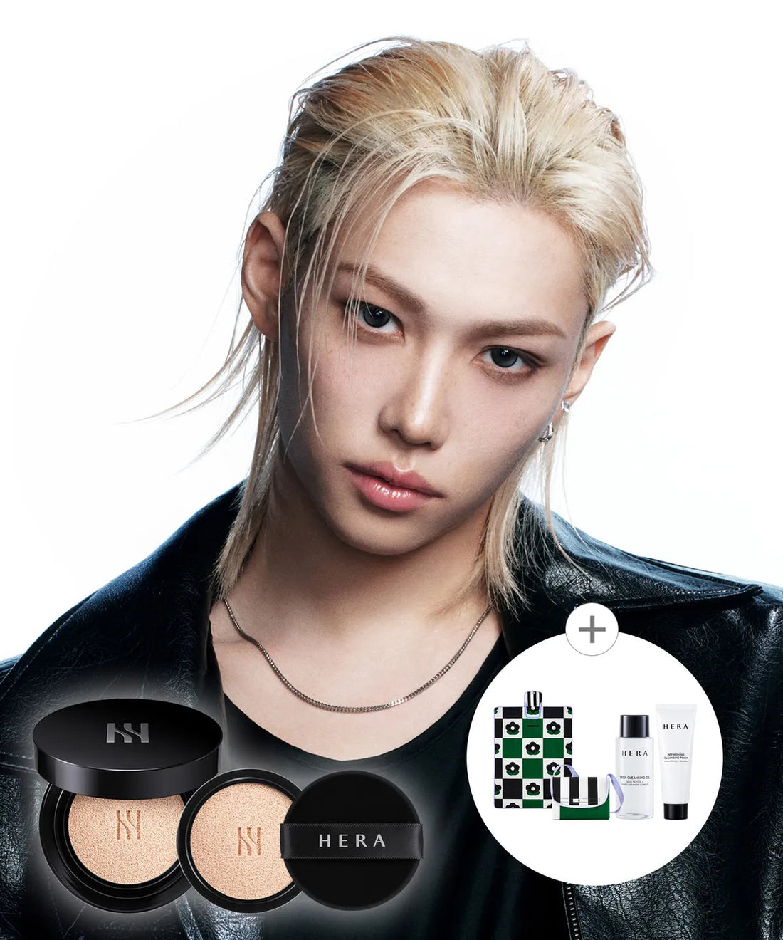 HERA - Black Cushion Foundation Duo 15g (+ Refill 15g) (Felix Pick)