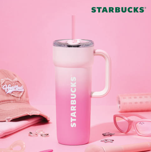 Starbucks Korea - SS Dante Tumbler Cool Pink 710ml