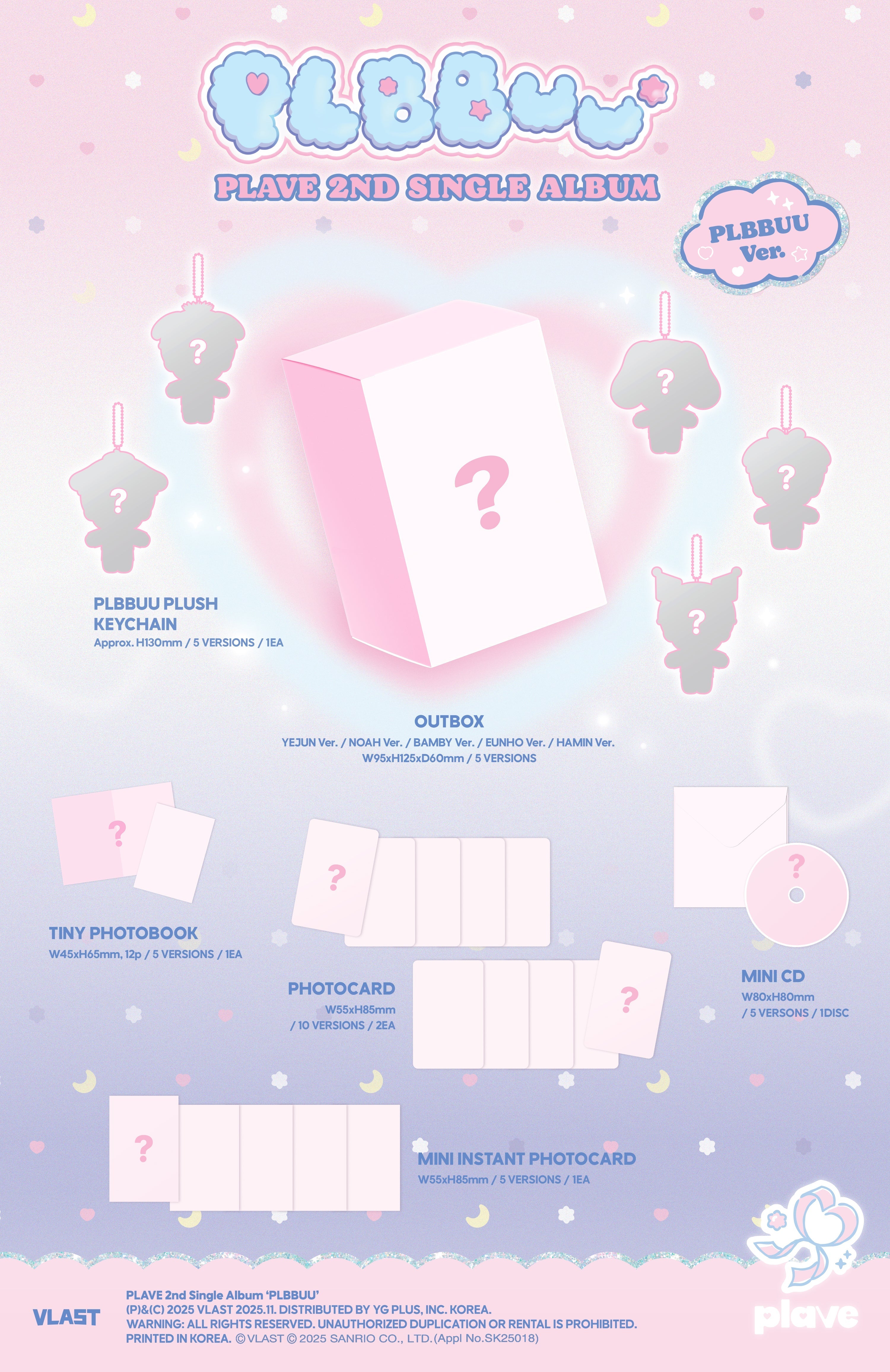 PLAVE - PLBBUU (2nd Single Album) PLBBUU Ver.