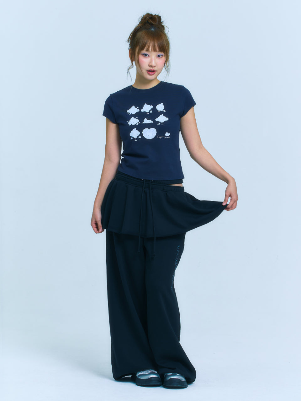TUOMIO x Sanrio Characters - Cogimyun Baby T-Shirt (Navy)