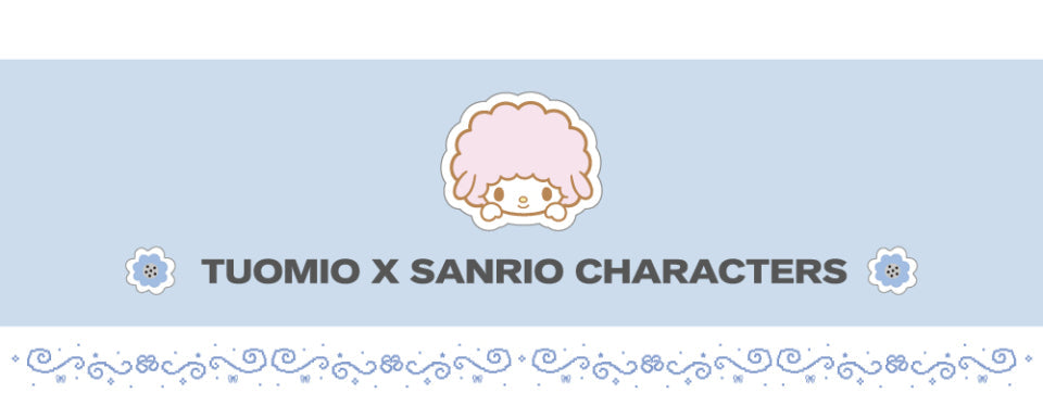 TUOMIO x Sanrio Characters - My Sweet Piano Oversized T-Shirt (White)
