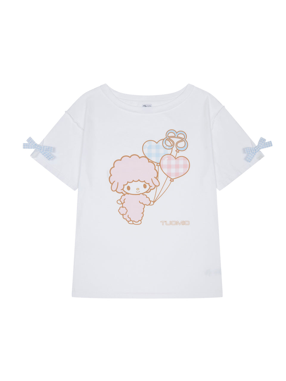 TUOMIO x Sanrio Characters - My Sweet Piano Oversized T-Shirt (White)