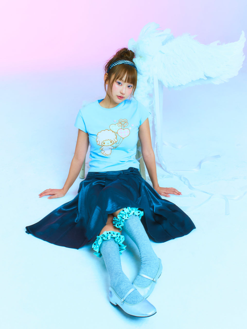 TUOMIO x Sanrio Characters - My Sweet Piano Pleated Skirt