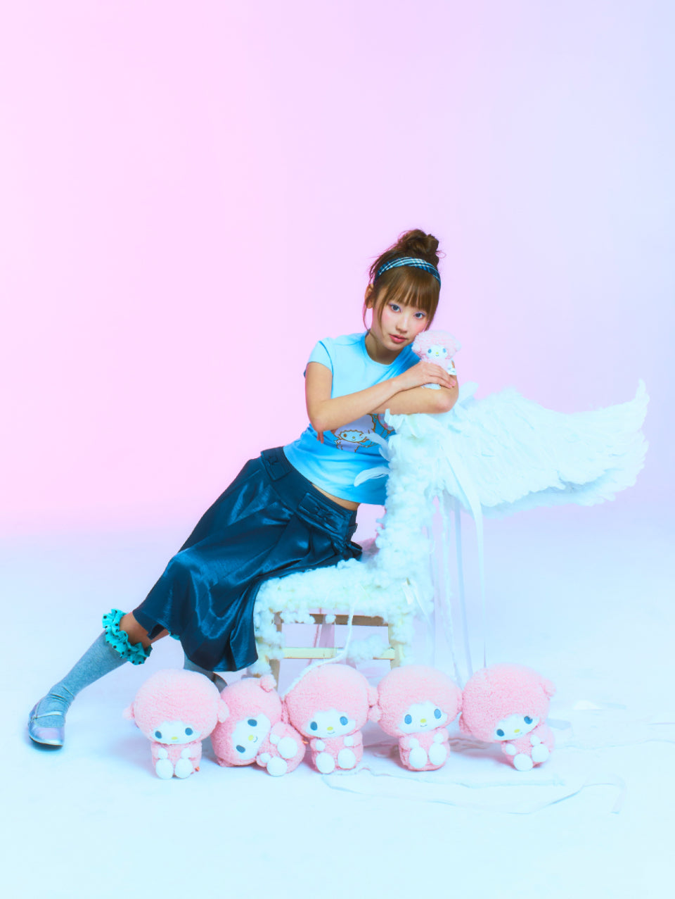TUOMIO x Sanrio Characters - My Sweet Piano Pleated Skirt