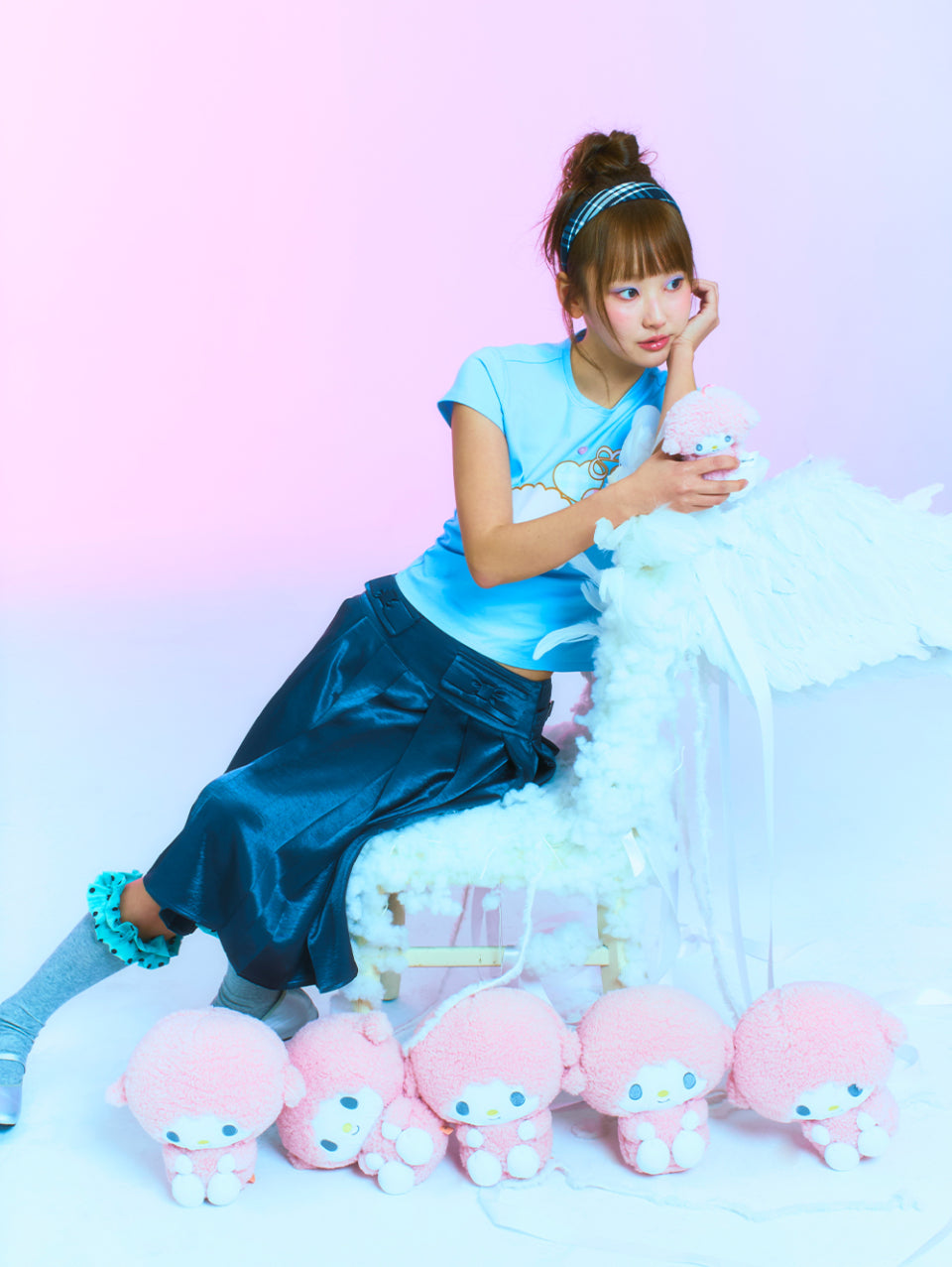 TUOMIO x Sanrio Characters - My Sweet Piano Pleated Skirt