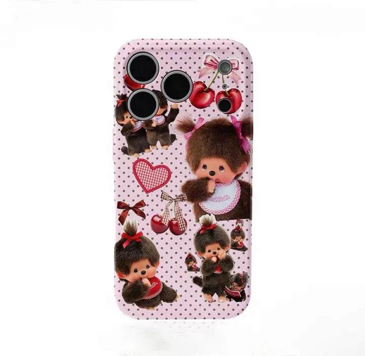 PrettyZ - Heart-Filled Monchhichi Phone Case