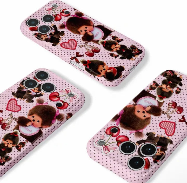 PrettyZ - Heart-Filled Monchhichi Phone Case