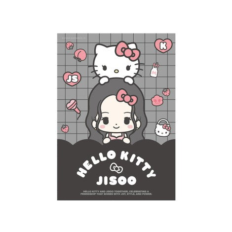 HELLO KITTY x JISOO - Art Print Poster (A3)