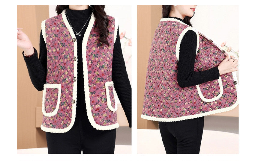 K-Idol Trend - Quilted Vest (Korean Hot Item)