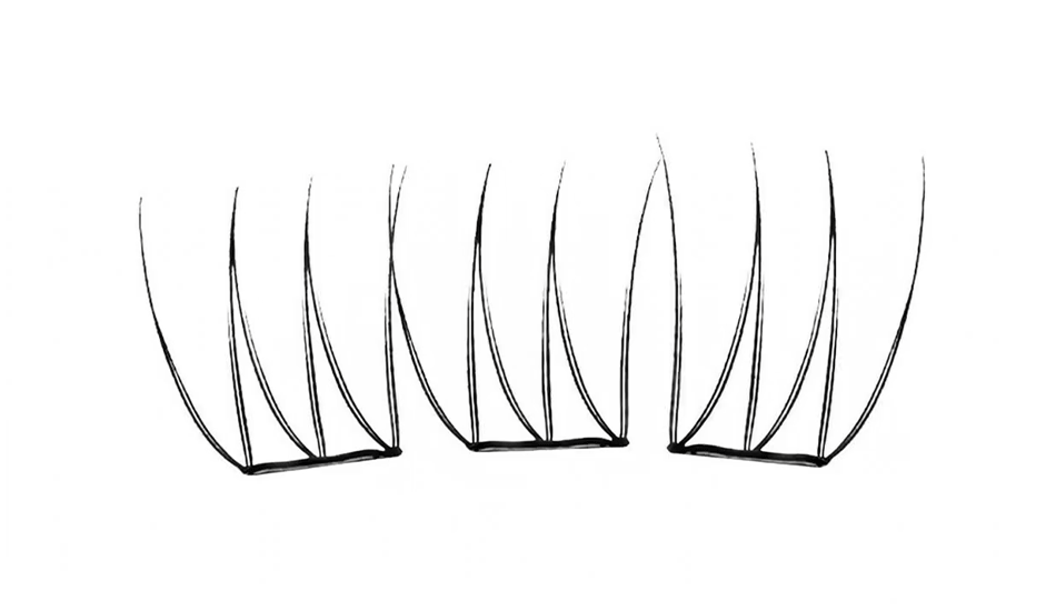 CORINGCO - TOKTOKHARA No Glue Half Eyelash