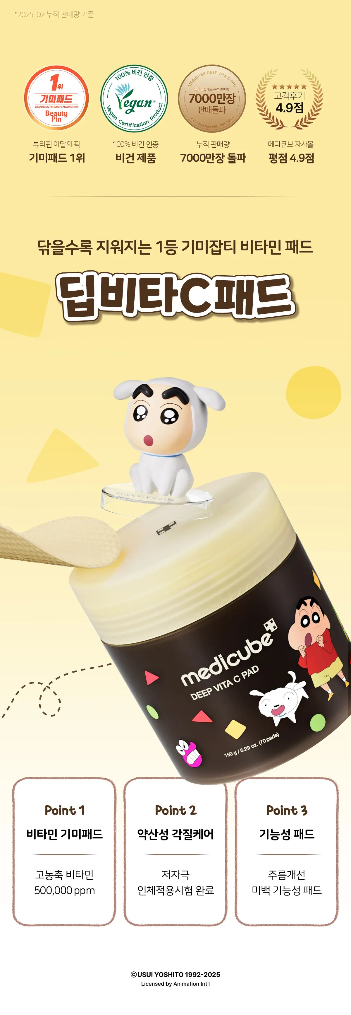 MEDICUBE - Toner Pad (Crayon Shin-chan Edition)