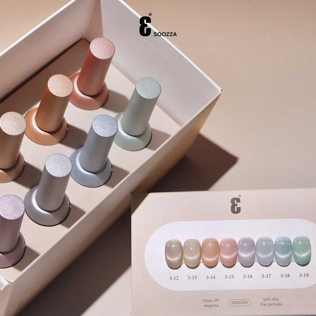 SOOZZA - Silky No.3 Magnetic Gel (8-Color Set) (8g x 8 Colors)