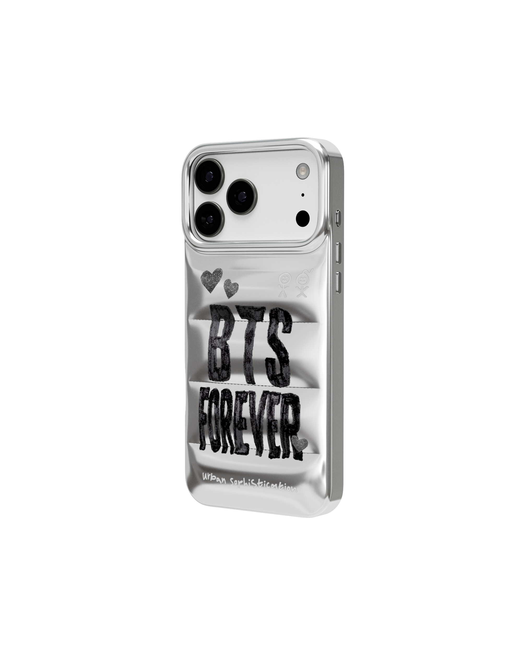 (Pre-Order) Urban Sophistication x BTS - The Puffer Case (BTS Poster in Chrome)