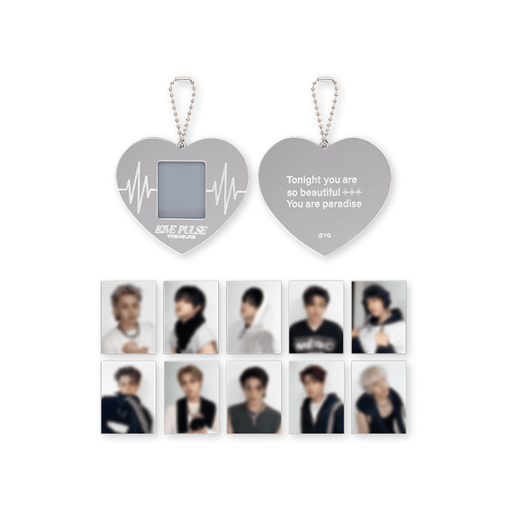 TREASURE - Lovepulse (Treasure Random Mirror Photo Keyring)