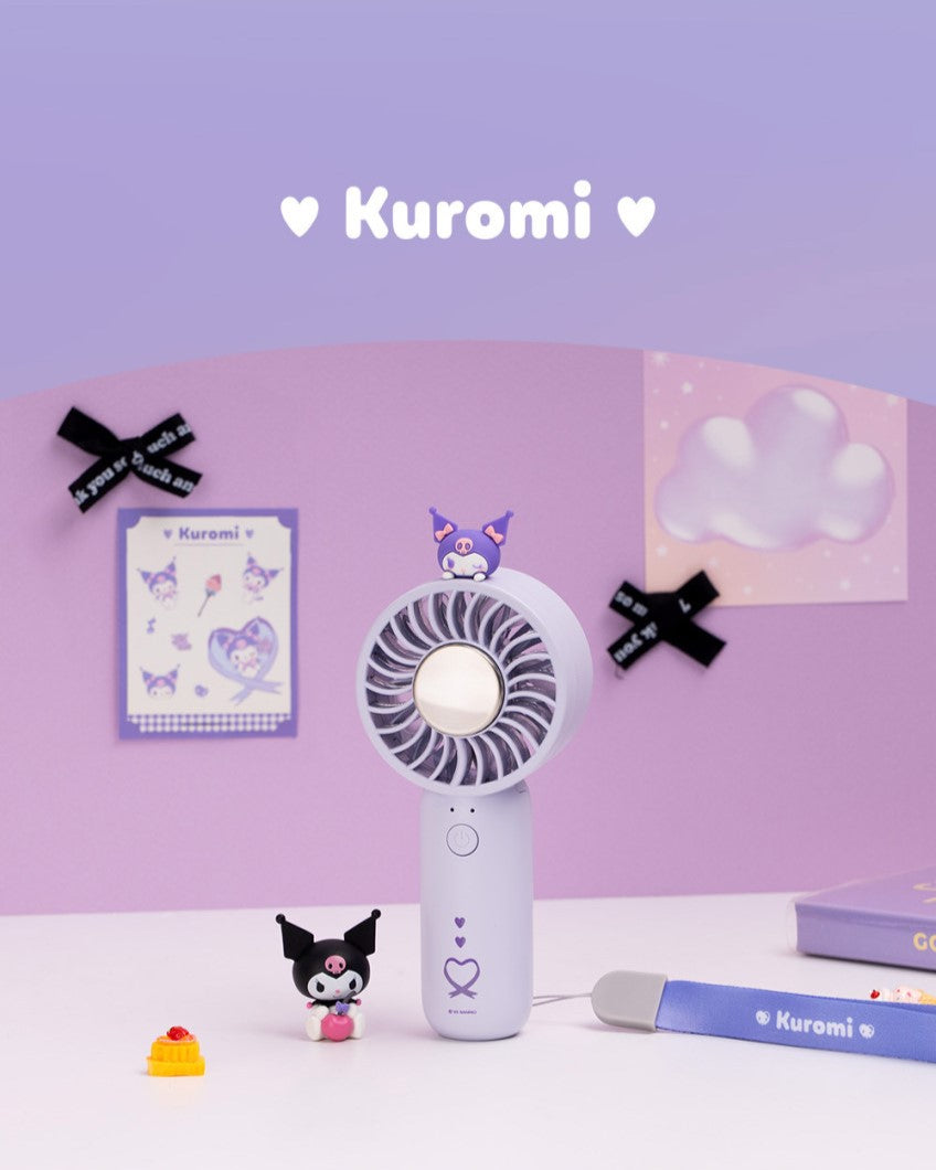 ROYCHE Sanrio Cooling Handheld Fan - Kuromi