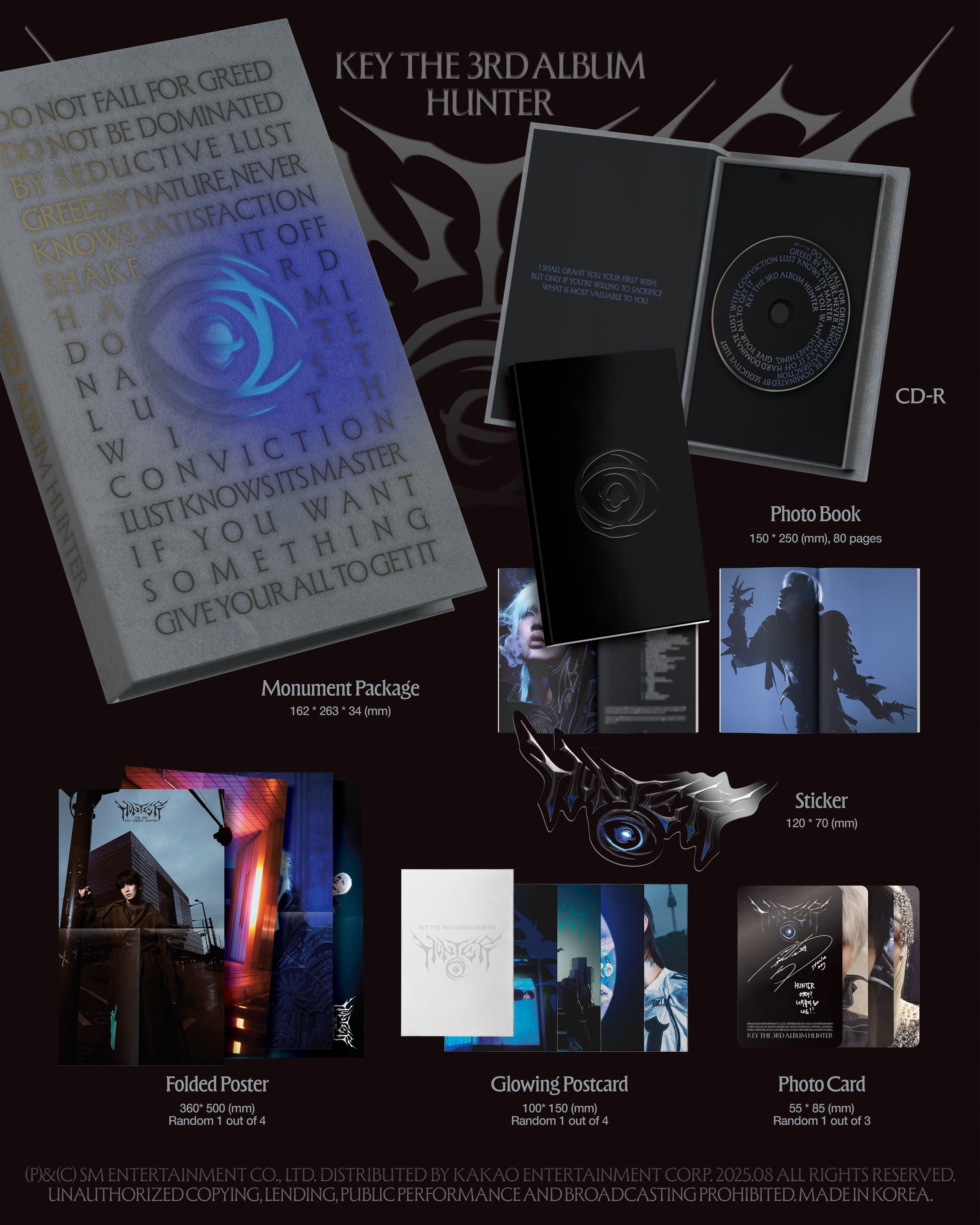 KEY - HUNTER (3rd Album) Monument Ver.