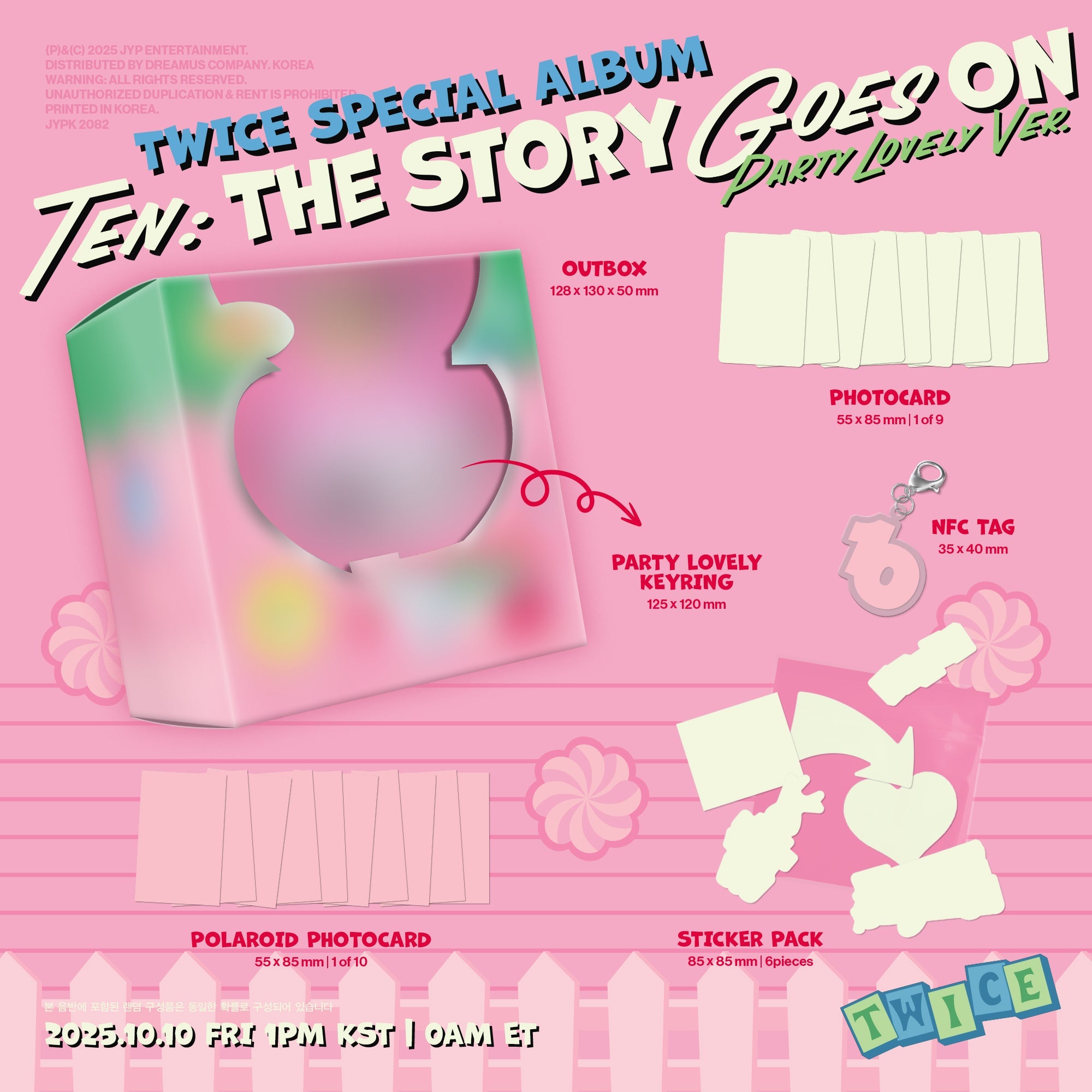 TWICE - TEN: The Story Goes On (Special Album) (Party Lovely Ver.)