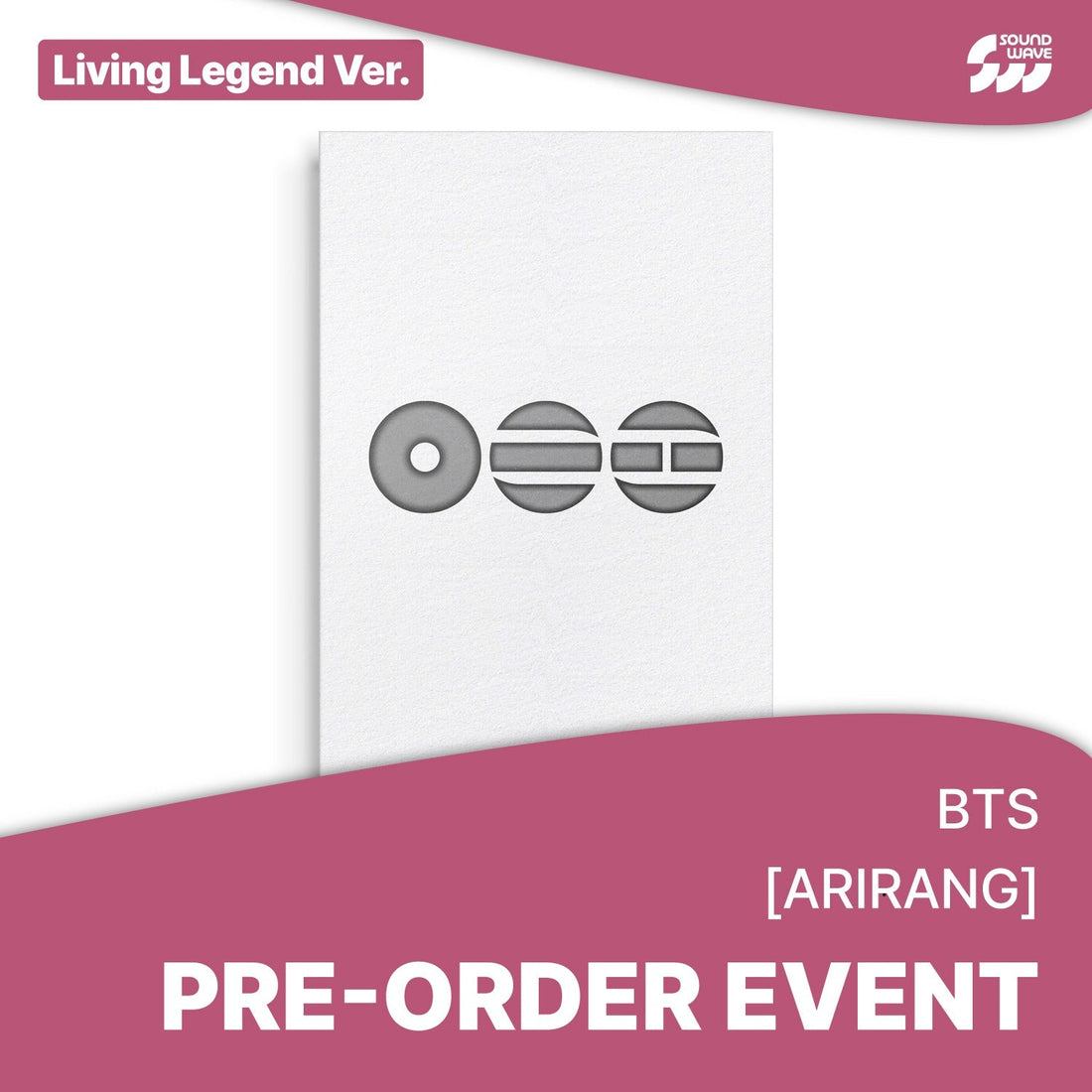 BTS - ARIRANG (5th Album) Living Legend Ver. (Soundwave POB)
