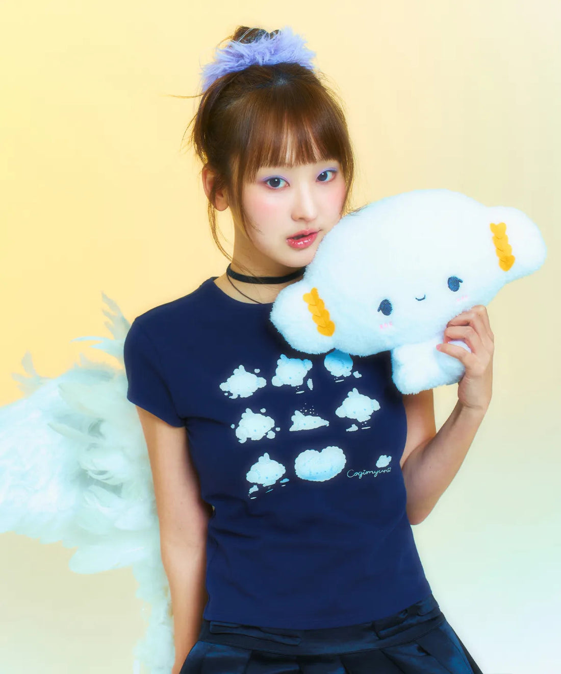 TUOMIO x Sanrio Characters - Cogimyun Baby T-Shirt (Navy)