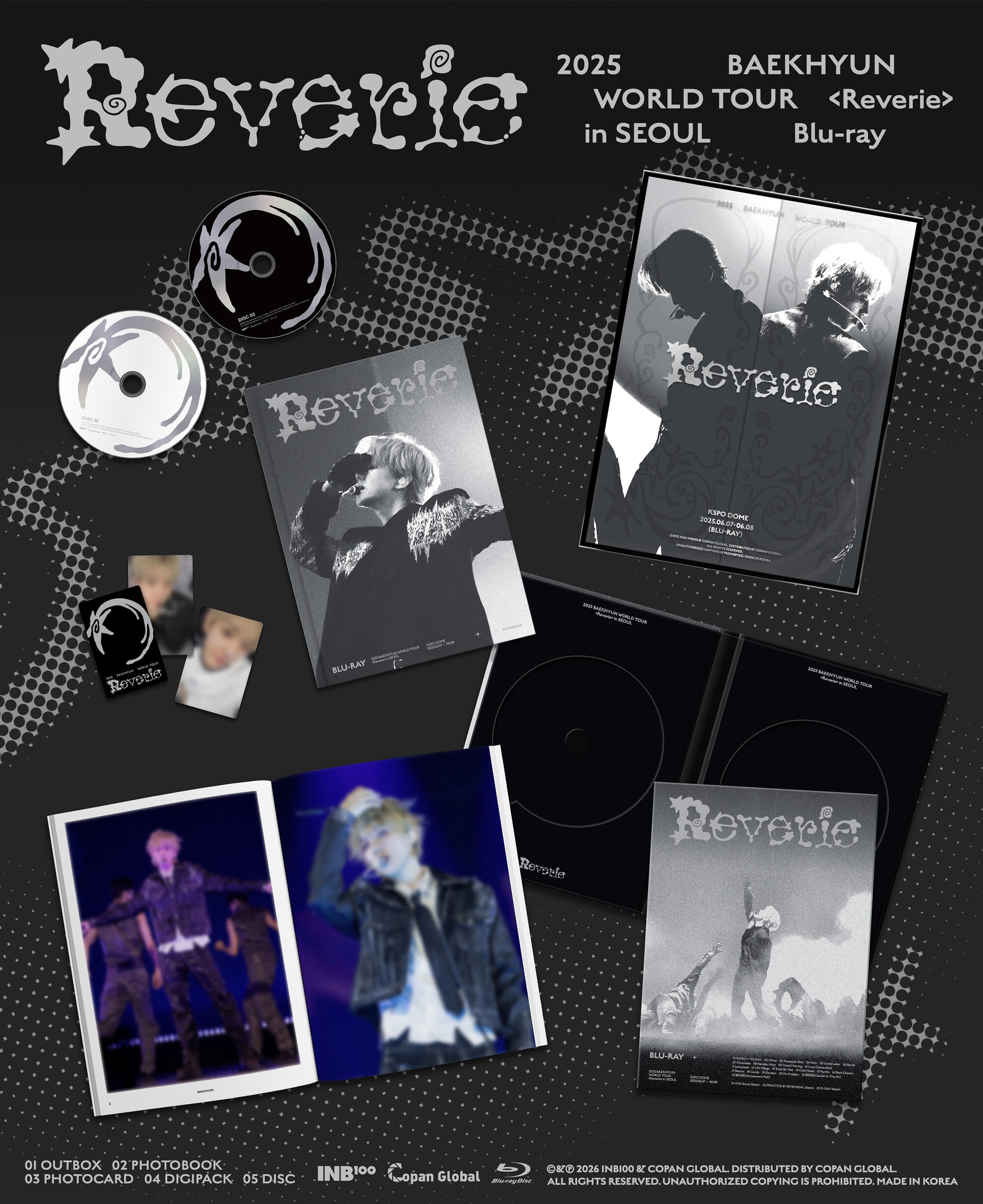 BAEKHYUN - 2025 BAEKHYUN WORLD TOUR 'Reverie' in SEOUL (Blu-ray)