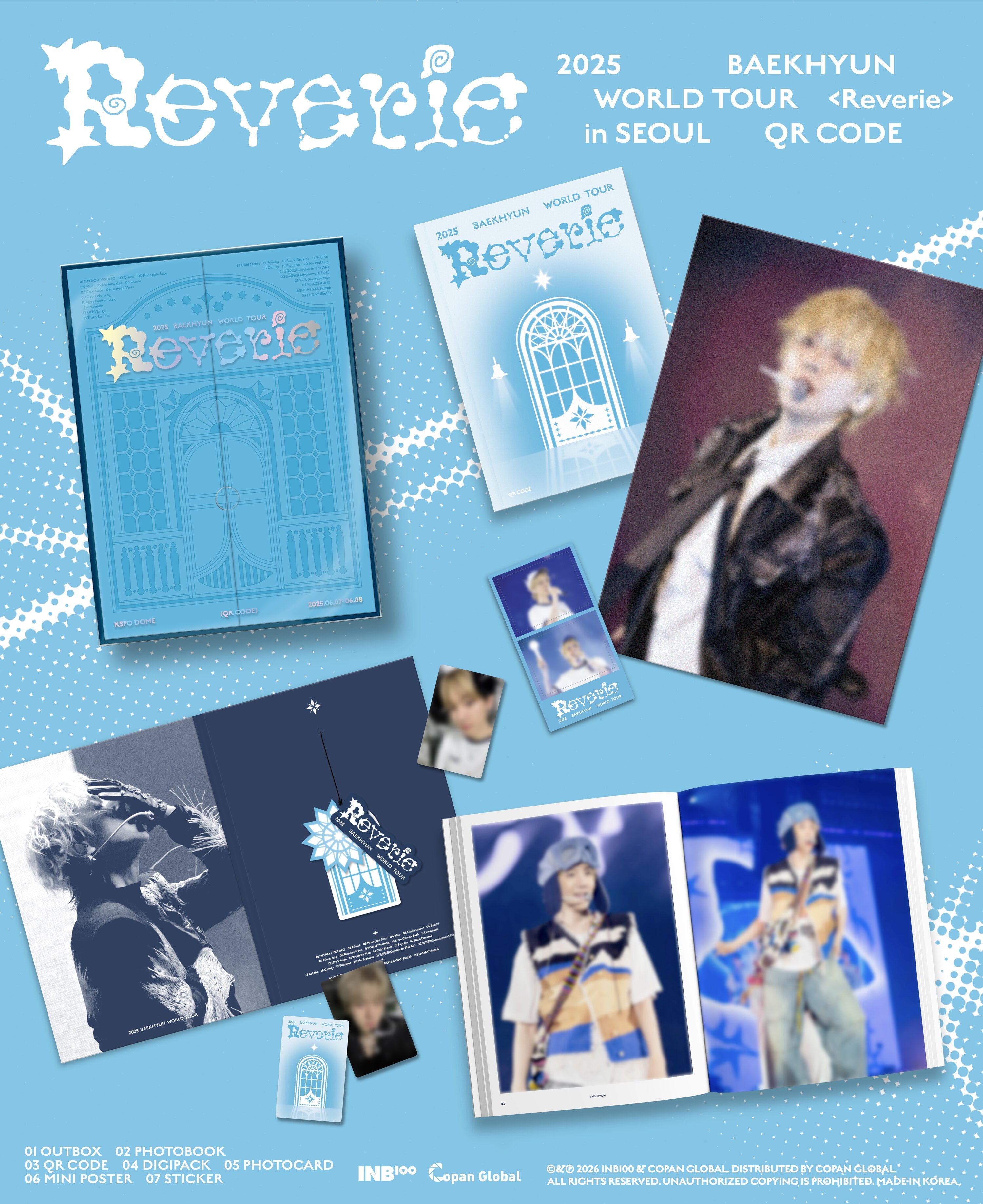 BAEKHYUN - 2025 BAEKHYUN WORLD TOUR 'Reverie' in SEOUL (QR Code)