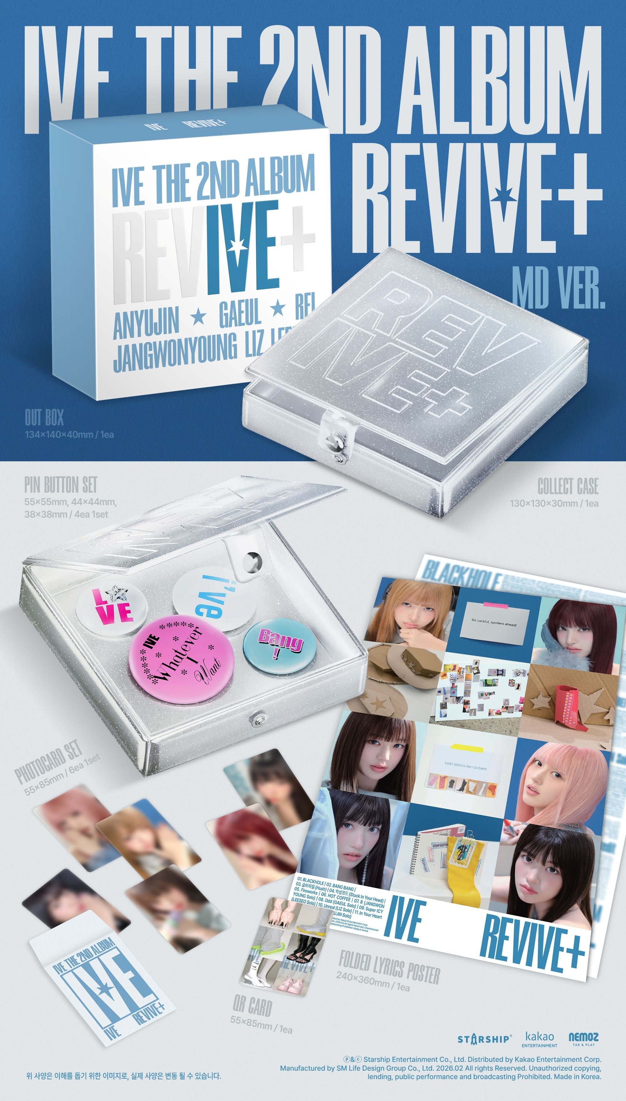 IVE - REVIVE+ (2nd Album) (MD Version)
