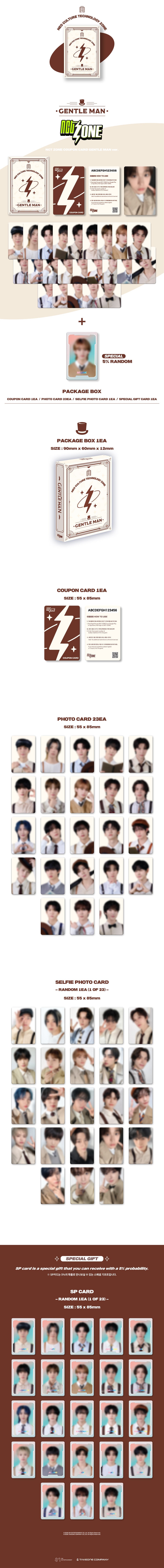 NCT - NCT ZONE Coupon Card (Gentle Man Ver.)