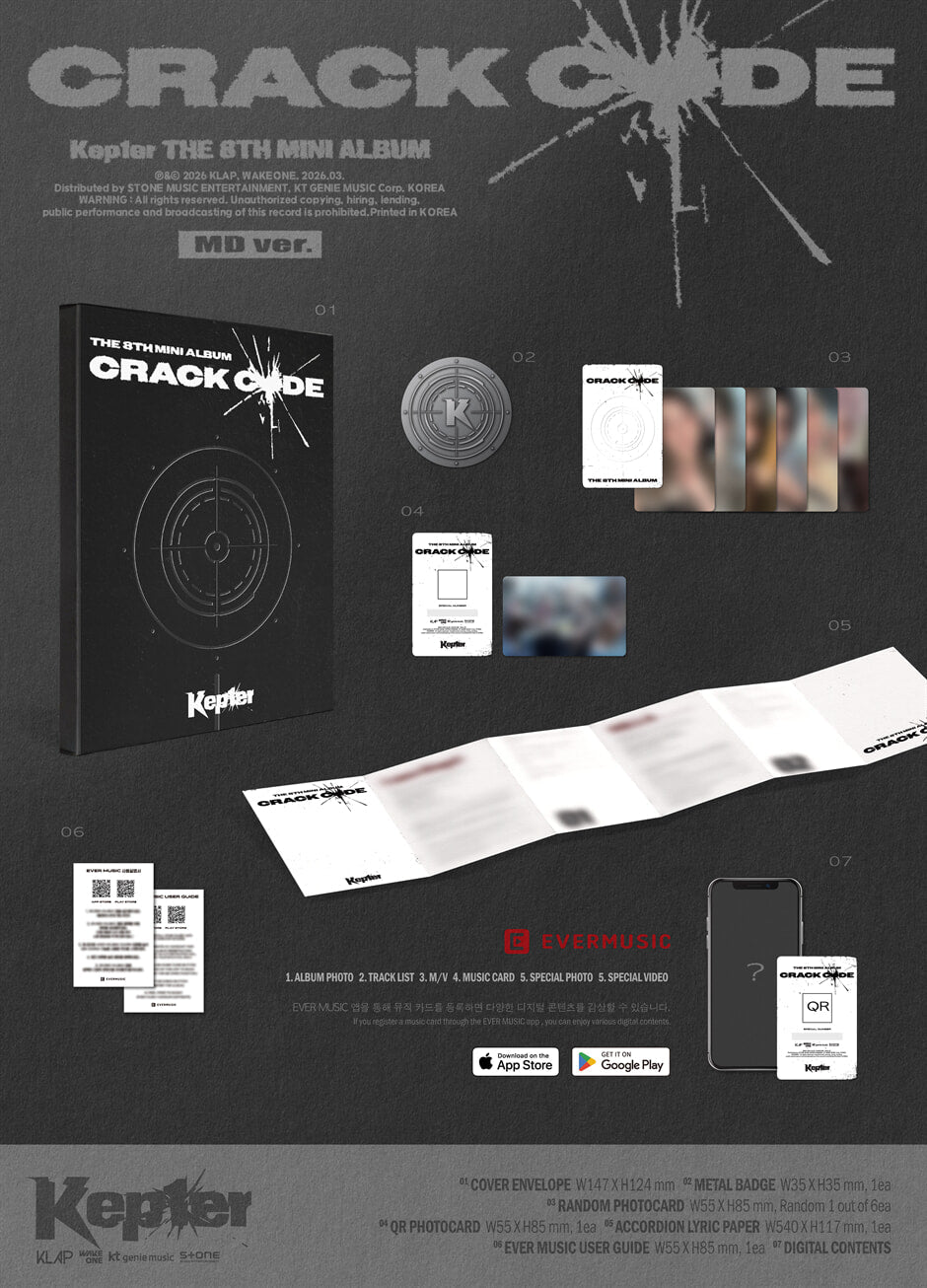 Kep1er - CRACK CODE (8th Mini Album) MD Ver.