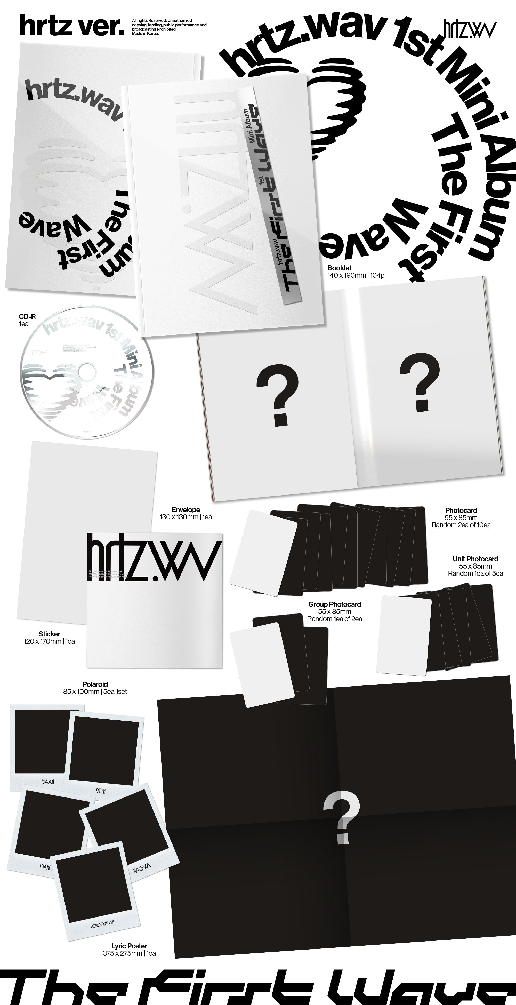 hrtz.wav - The First Wave (1st Mini Album)