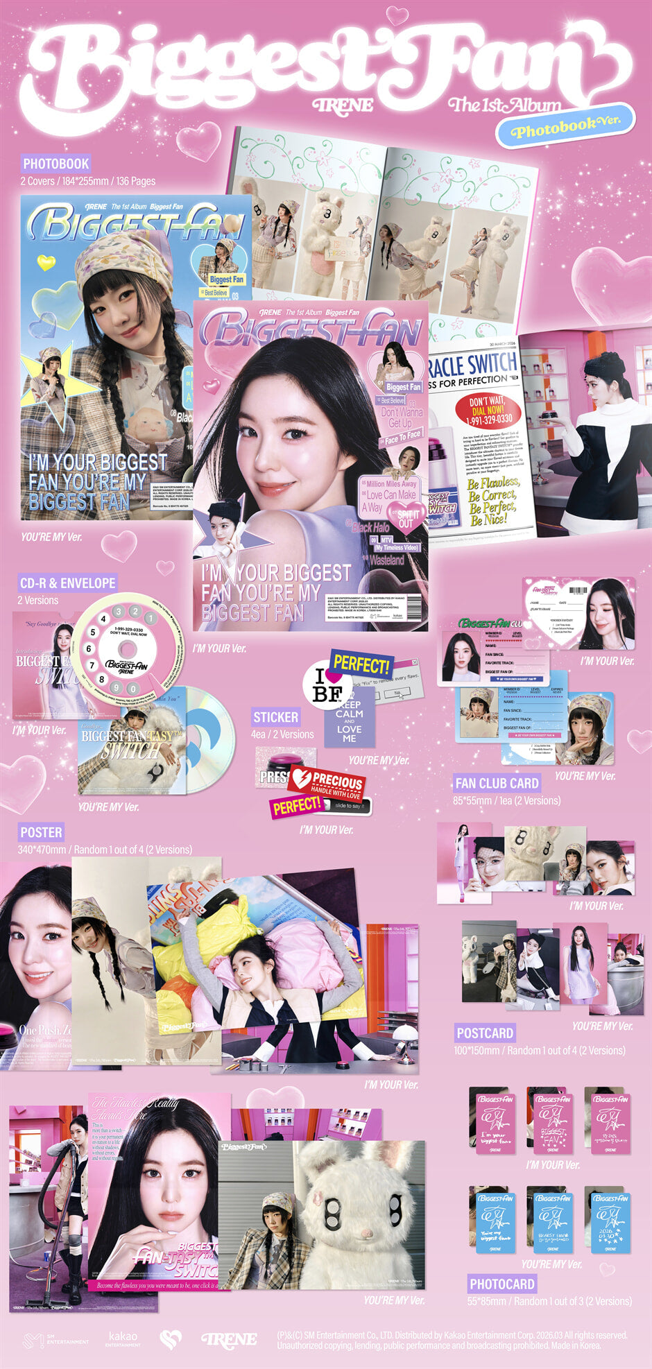 IRENE - Biggest Fan (1st Album Photobook Ver.)