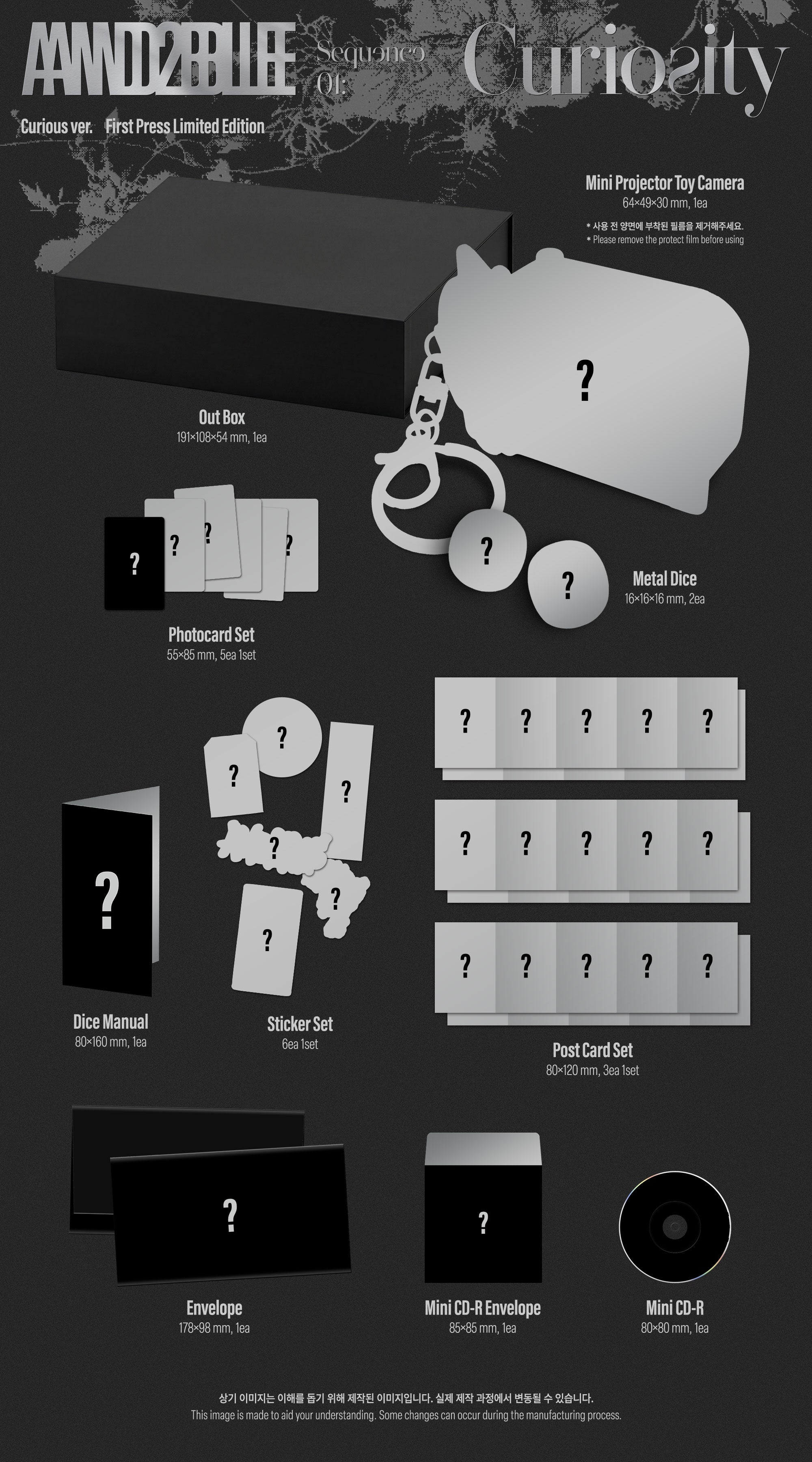 AND2BLE - Sequence 01: Curiosity (1st Mini Album) Curious Ver.