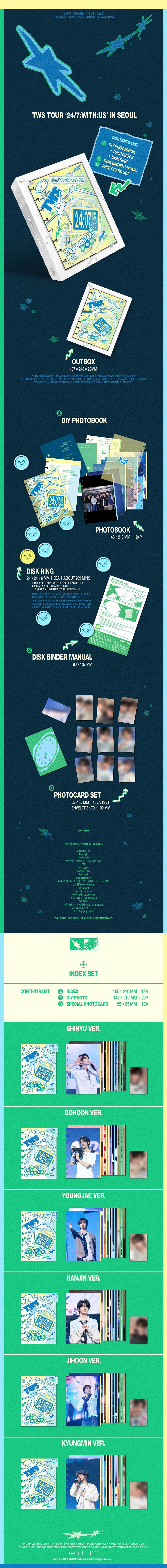TWS - TWS TOUR '24/7:WITH:US' in Seoul + Index Set