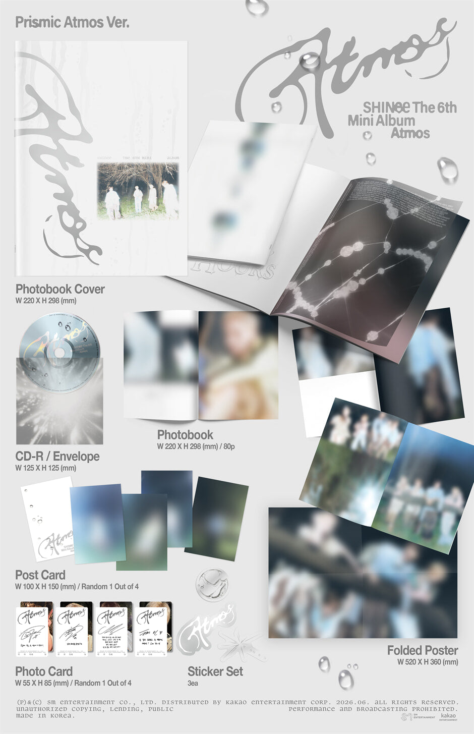 SHINee - Atmos (6th Mini Album) PrIsmIc Atmos Ver.