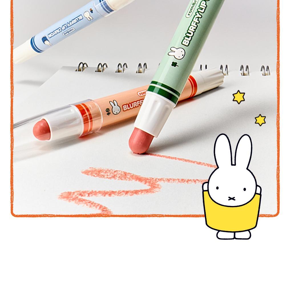 rom&nd X Miffy - Blurffy Lip Crayon