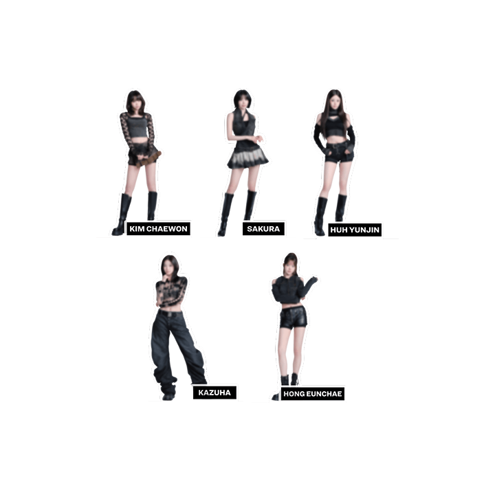 LE SSERAFIM VR Concert Invitation Acrylic Stand HONG EUNCHAE