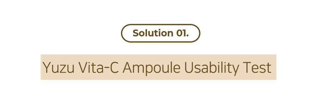 LALARECIPE - Yuzu Vita C Ampoule Pad