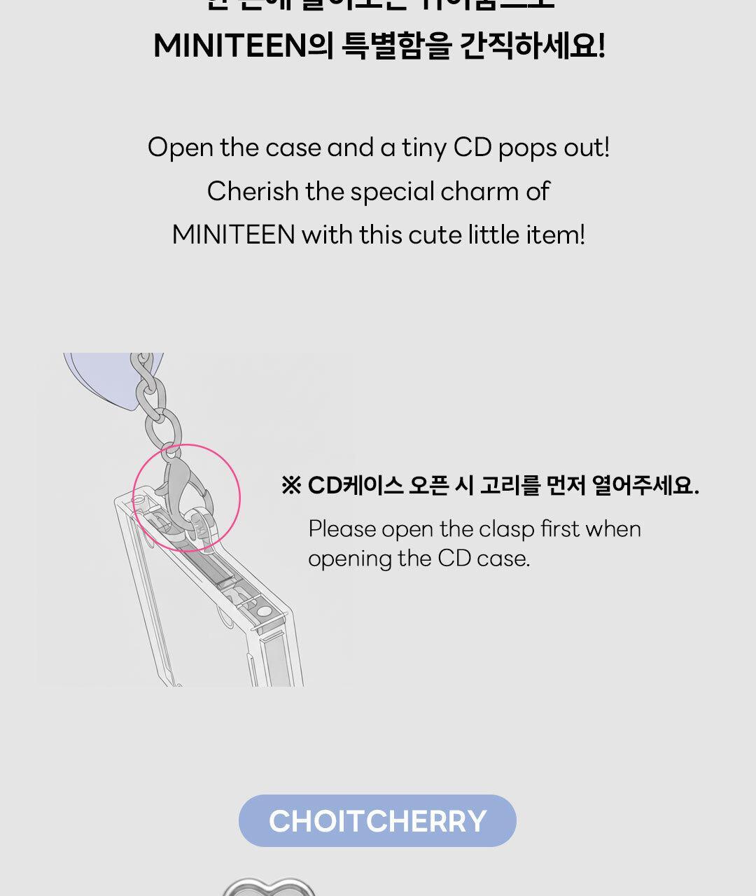 SEVENTEEN - Miniteen Mini CD Keyring