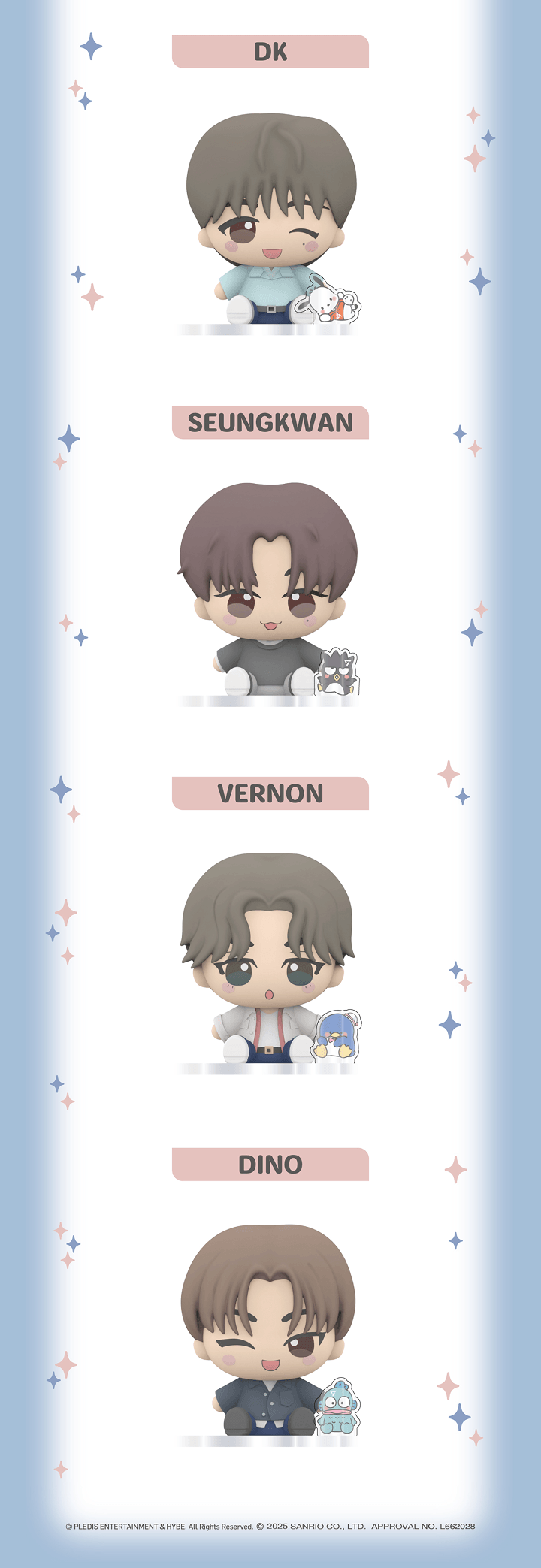 SEVENTEEN - SEVENTEEN X SANRIO (Figures, Random)
