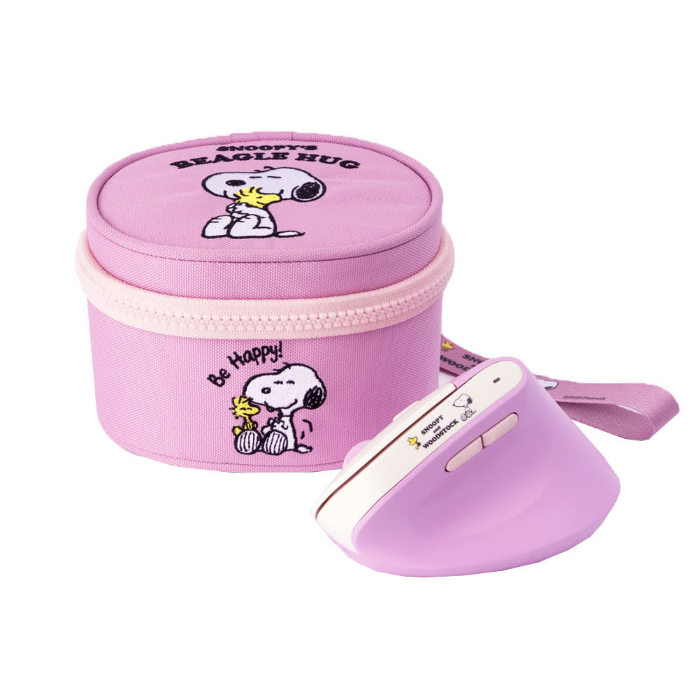 ROYCHE - Peanuts Snoopy Wireless Noise-Free Vertical Mouse