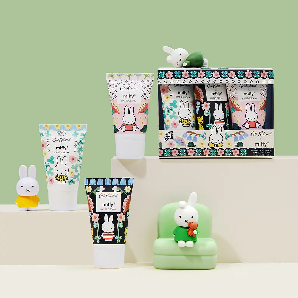 Cath Kidston X Miffy - Wild Rose & Quince Hand Cream Trio 30ml (3EA)