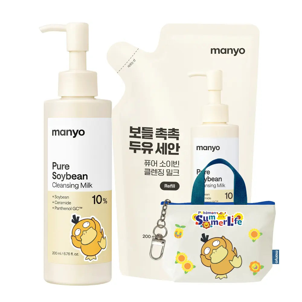 ma:nyo - Pure Soybean Cleansing Milk 200ml + Refill (Pokémon Collaboration)