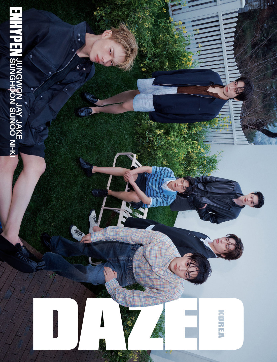 Dazed & Confused Korea Magazine May 2026 ENHYPEN Cover B