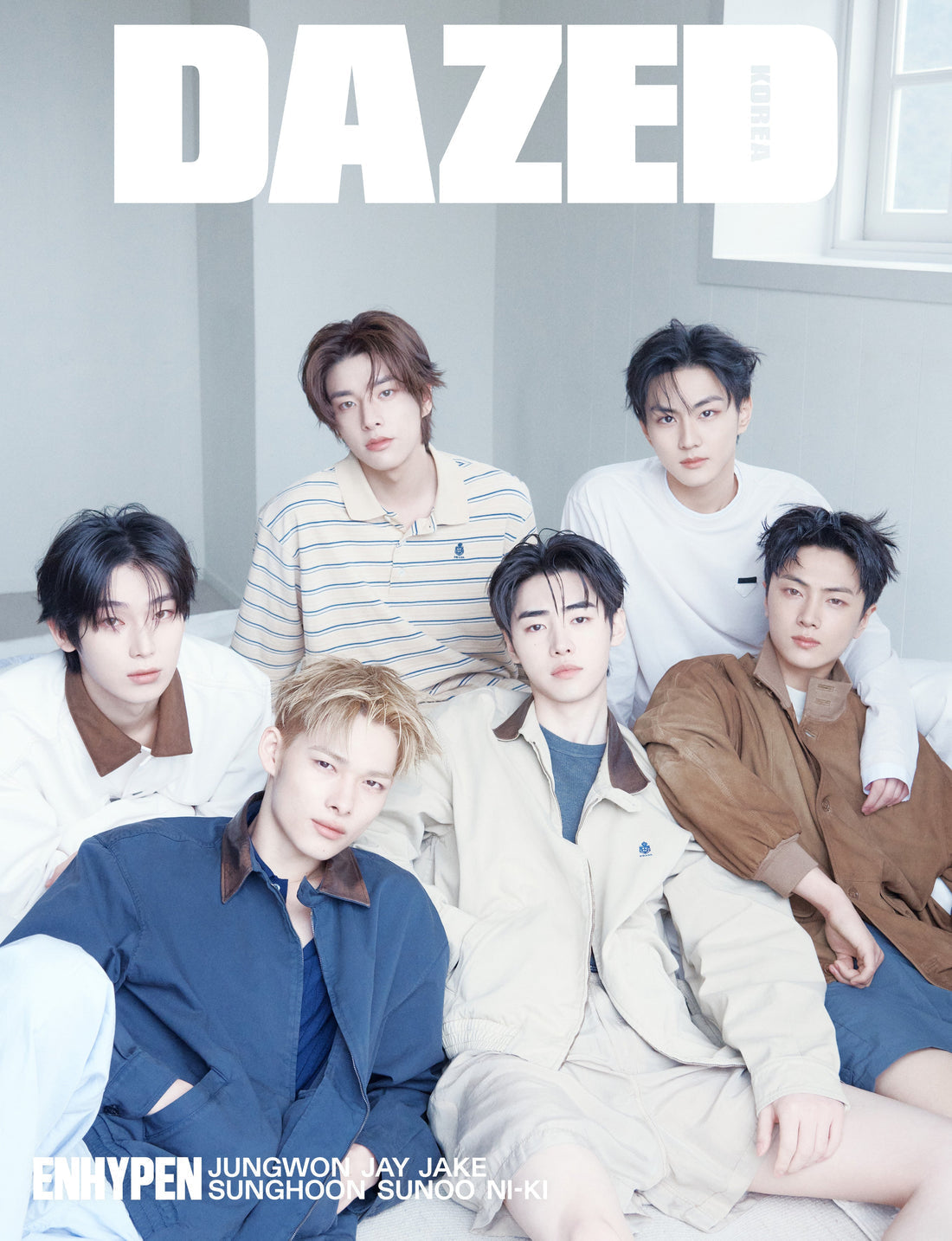Dazed & Confused Korea Magazine May 2026 ENHYPEN Cover H